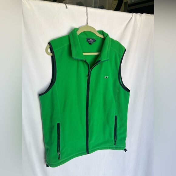 Vineyard Vines Green Vest size Large Men’s - Picture 2 of 5